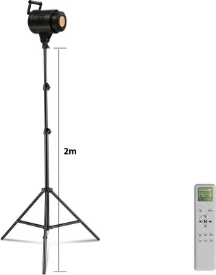 Obrázok produktu pre Sada osvetlenia pre fotografovanie, nastaviteľný statív, dvojfarebná lampa, so statívom 2 m