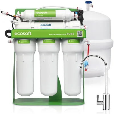 Umkehrosmosefilter mit Pumpe & Mineralisierung, 7 l Tank