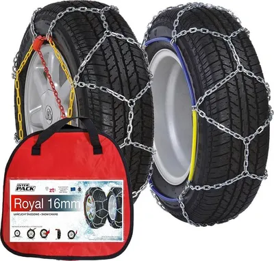 Produktbild von Inter Pack Schneeketten Royal 247 16mm für Reifen 215/85/16, ÖNORM V5117 — für SUV, Transporter und Busse im Winter