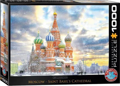 Obrázok produktu pre EUROGRAPHICS Puzzle Chrám Vasila Blaženého, Moskva 1000 dielikov