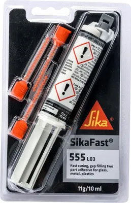 Produktbild von SikaFast 555 L03, 10ml schnellhärtender 2-K Klebstoff