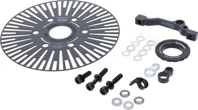Produktbild von Shimano Bosch ABS Sensorscheibe + Halterungs-Set BS-SS310-C6 Center Lock 203 ...