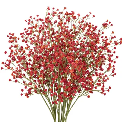 Produktbild von Famanu Kunstblumen Gypsophila - 10 Stück, grün/weiß