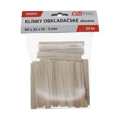 Immagine prodotto di Chiave di montaggio in legno, 80 x 25 x 10 - 3 mm, 20 pezzi, ENPRO