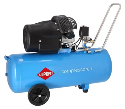 Produktbild von Ölgeschmierter Kompressor - 100-Liter-Druckbehälter - 8 Bar - 3 PS - Leistungsstark und mobil