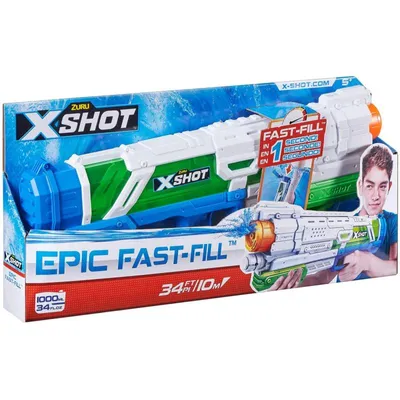 Zdjęcie produktu dla ZURU™ 56221 ZURU™ Wasserpistole XSHOT Epic Fast Fill mehrfarbig