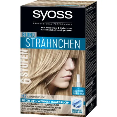 Produktbild von Syoss Color Blond H2 Strähnchen Set