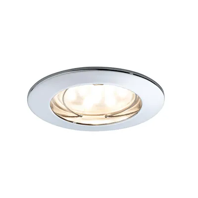 Produktbild von Paulmann Premium Einbauleuchten Set Coin klar rund starr LED 3x6,8W 2700K 230V 51mm Chrom/Alu Zink