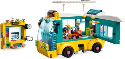 Produktbild von LEGO 41759 Friends Heartlake City Stadtbus-Spielzeug, Mini-Puppen & Busspielzeug-Set mit Paisley, Freundschaft-Geschenk für Kinder ab 7 Jahre, Mädchen und Jungen (Exklusiv bei Amazon)