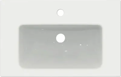 Produktbild von Möbel-Waschtisch i.life S komp. m ÜL 1 HL 610x385x180mm weiß 610 x 385 x 180 mm weiß