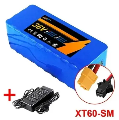 Produktbild von Akku für E-Scooter - 36V 60Ah 10S4P Li-Ion Akkupack - 18650 Zellen - Inkl Ladegerät - XT60-SM Stecker