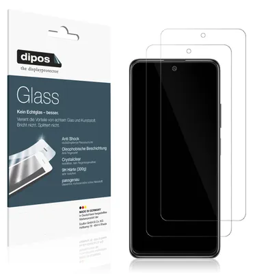 Obrázok produktu pre 2x ochranná fólia pre Poco M4 Pro 5G - Anti-Shock 9H fólia dipos Glass plastové sklo