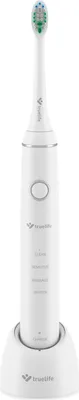 Image de truelife Brosse à dents SonicBrush Compact avec 4 modes de nettoyage blanc One Size