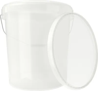 Produktbild von Eimer mit Deckel 16 L | Vorratseimer | Lebensmittelecht Natur | PP | 1 Stück