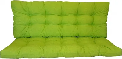 Obrázek produktu pro Polstr na zahradní houpačku 120 cm - látka světle zelený melír