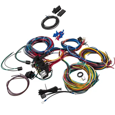 Produktbild von 21-Kreis-Kabelbaum for CHEVY FORD Hotrods UNIVERSAL Extra lange Kabel