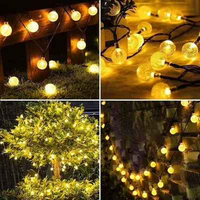 Produktbild von Famanu Weihnachtsbeleuchtung Außen – Solarlichterkette – langlebig – 60 LEDs