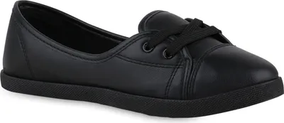 Produktbild von VAN HILL Damen Sportliche Ballerinas Bequeme Freizeit Schuhe 841299, Farbe: Schwarz, Größe: 40