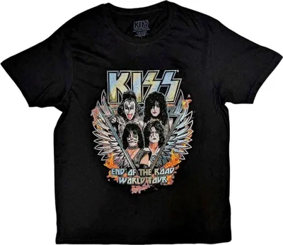 Produktbild von Kiss End Of The Road Wings Black XL T-Shirt