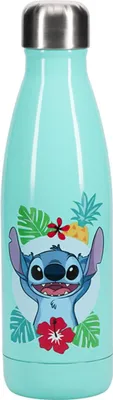 Produktbild von Paladone PP10960LS, Tägliche Nutzung, 460 ml, Schraubdeckel, Edelstahl, Türkis, Kind