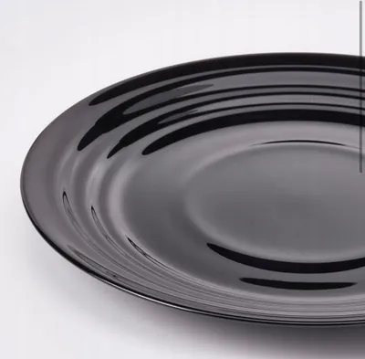Produktbild von IKEA NÄTBARB Dessertteller schwarz rund 19 cm
