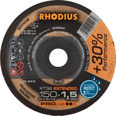 Immagine prodotto di Rhodius 205700 Cutting disc (straight) 150 mm 1 pc(s) Stainless steel, Steel