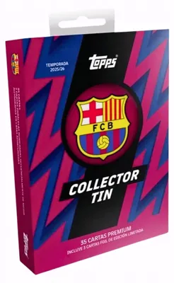 Produktbild von Topps 2025/26 FC Barcelona Collector’s Tin – Football cards – Tin – Box