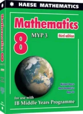 Immagine prodotto di Mathematics 8. MYP 3. 3rd Edition - Michael Haese, Mark Humphries, Ngoc Vo