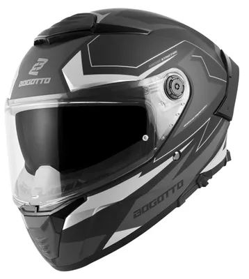 Produktbild von Bogotto FF118 Vilial Helm, schwarz matt/grau, XS (53/54)