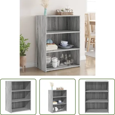 Produktbild von The Living Store Sideboard Grau Sonoma 70x41x93 cm Holzwerkstoff