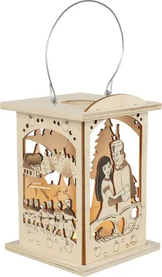 Produktbild von Tischlaterne "DEFA-Schneewittchen" (12cm) von Saico Seiffen