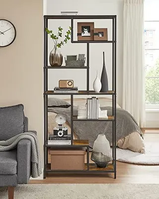 Zdjęcie produktu dla Regał na Książki Półka Industrialny Rustykalny Loft Do Salony Pokoju