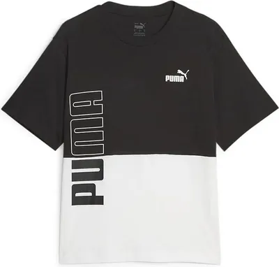 Imagen del producto de Camiseta de manga corta Puma Power Colorblock, color , talla S, para mujer, color , talla S