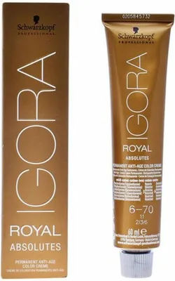 Produktbild von Antiaging Färbungsgel Schwarzkopf Igora Royal Absolutes Nº 6-70 60 ml