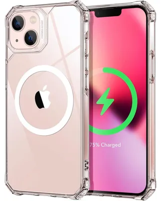 Produktbild von Klare Hülle mit HaloLock für iPhone 13, MagSafe-kompatibel, Militärnorm Schutz, Transparent