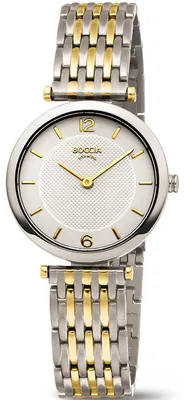 Imagen del producto de Reloj de pulsera Boccia para mujer, titanio bicolor, modelo 3362-03