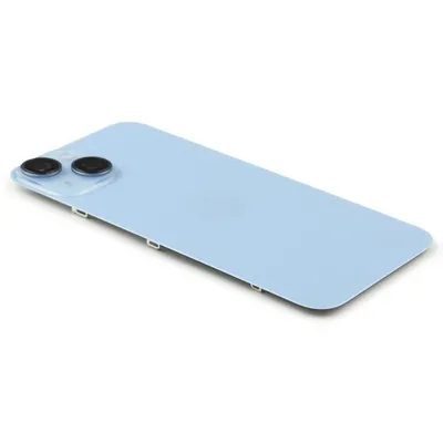 Produktbild von Original Akkudeckel Backcover Inkl. Kameralinse & Wireless Charging Blau für iPhone 14 & Werkzeug