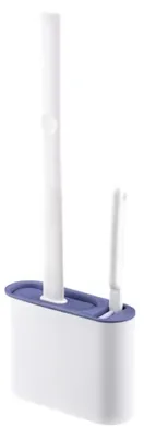Image de Brosse WC en silicone avec support