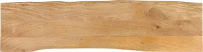 Image de Plateau de table avec arête d'arbre 160x40x2,5 cm bois massif mangue