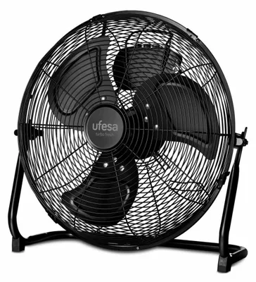 Zdjęcie produktu dla Ufesa FF0450, Wentylator domowy z łopatkami, Czarny, Podłoga, 45 cm, Prąd przemienny, 120 W