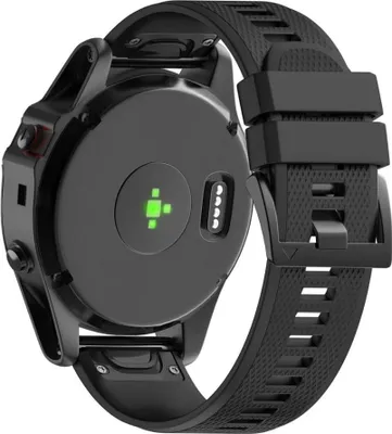 Produktbild von BStrap Silicone Acton Armband für Garmin Fenix 5x / 5x Plus / 6x / 6x Pro / 7x / 8 51mm, black