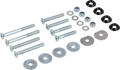 Produktbild von Set: CNC Senkscheiben 25mm für Stoßdämpfer / Federbein , Schwarz - für S51, S50, S70, S53, S83