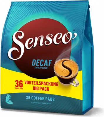 Produktbild von Senseo - Coffee Pads Douwe Egberts o Decafe 36st | Packen Sie ein 36 -Stück ein