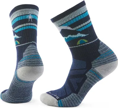 Produktbild von Smartwool Hike Light Cushion Mountain Moon Crew Socken Blau EU 42-45 Frau Blau EU 42-45