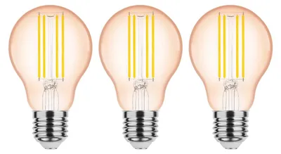 Produktbild von Modee E27 LED Filamentlampe A60 4W 360lm 1800K Warmweiß 3 Stück