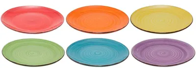 Immagine prodotto di Cookinglife Mensole per tavola calda Sunny Summer ø 26,5 cm - 6 pezzi
