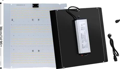 Obrázek produktu pro LED světlo pro rostliny, plné spektrum, nastavitelné stmívání, UV světlo