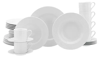 Produktbild von CreaTable, 24642, Polo Weiss, Kombiservice 30-tlg, Porzellan