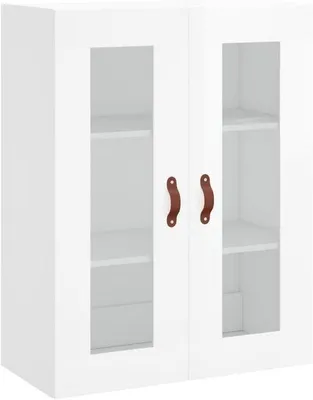 Produktbild von Wandregal Hochglanz Weiß 695x34x90 cm - Wandaufbewahrung, Platzsparend