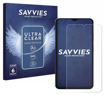 A product shot of a phone screen protector and its packaging.